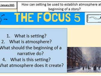 EDUQAS/ AQA English Language: Narrative writing_ openings and endings_12 lessons