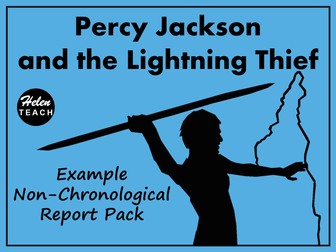 The Lightning Thief Example Monsters Non-Chronological Report Text Pack