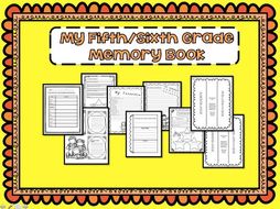 End of the Year Memory Book for Grades 5 and 6 - Interactive Notebook