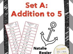 Math Anchors Set A: Addition to 5