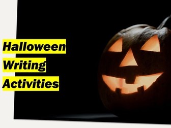 Halloween Writing Activities