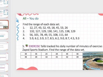 Averages Range in LQ and UQ