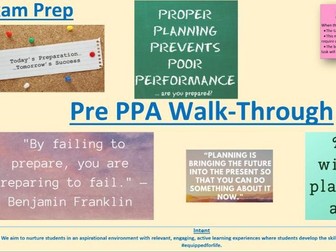 Edexcel PPE Walk Through Lessons