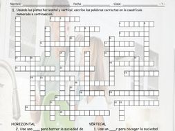 chores crossword puzzle