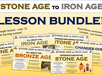 Stone Age to Iron Age - Lesson Bundle!