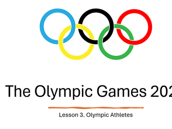 The Paris 2024 Olympics Lesson 3 for TEFL or ESL