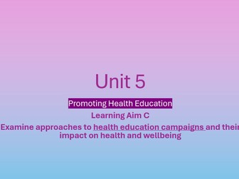 AAQ Health and Social Care Uni 5 LAC