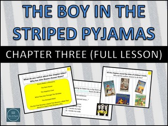 Boy In The Striped Pyjamas - Chapter 3 (FULL LESSON)
