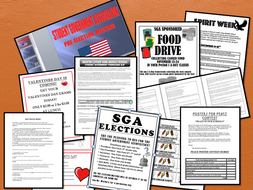 SGA Student Government Association Packet To Run Your Club