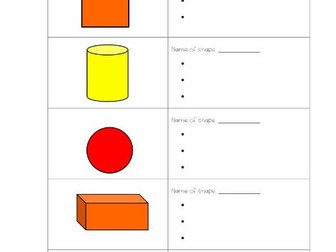 Describing and Drawing 2D and 3D shapes