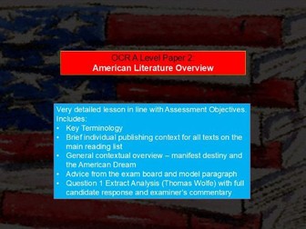 American Literature 1880-1940 (OCR)