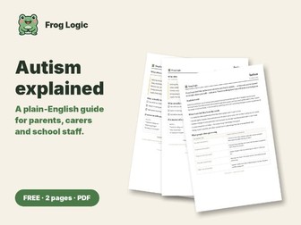 Autism Explained: Guide for Parents