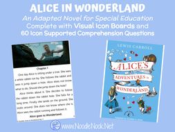 Alice In Wonderland- An Adapted Novel for Students with Autism and SpEd.