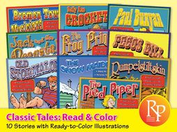 Classic Tales: Read & Color {Bundle}
