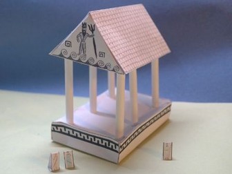 DT make a simple Greek / Roman Temple model