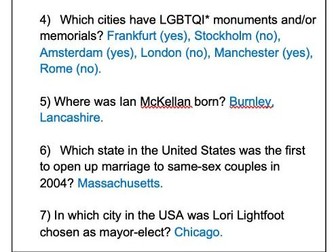 Queer/LGBTQI* Quiz Questions