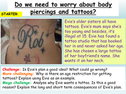 Tattoos and Piercings