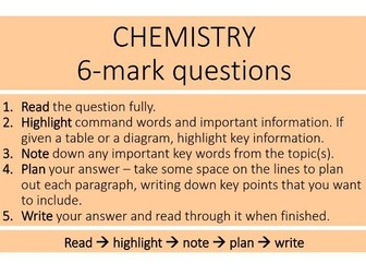 Chemistry 6-mark ESQ answer guide