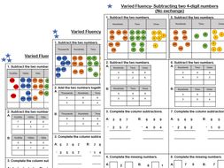 White Rose Maths - Year 4 - Subtraction of two 4-digit numbers (No ...