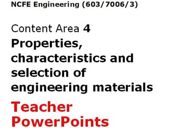 NCFE Engineering - Content Area 4 - Teacher PowerPoints