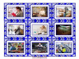 Stores & Shops Cards 4 Pages = 36 Cards