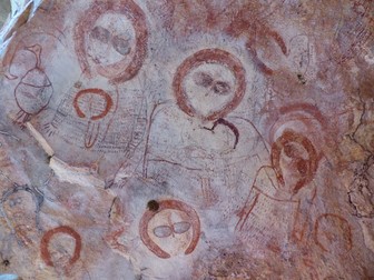 Aboriginal rock art and paintings