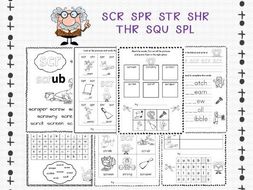Three Letter Consonant Blends 70 Pages Teaching Resources Three Letter Consonant Blends 70 Pages