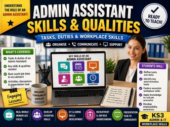 Admin Assistant Skills & Qualities – Tasks, Duties & Workplace Skills (KS3 Admin & IT)