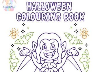 Children's Halloween Colouring Book