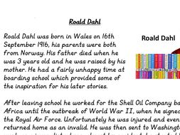 a biography of roald dahl