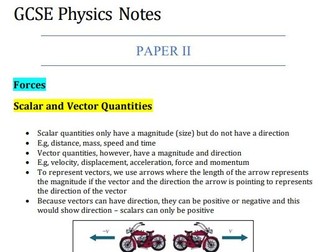 Grade 9 GCSE Physics Triple Paper 2 notes