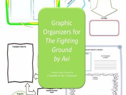 Graphic Organizers Plus Crossword Puzzles for The Fighting Ground by Avi