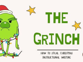 How The Grinch Stole Christmas Instructional Writing