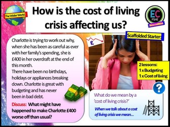 Managing Money + Cost of Living Crisis Lessons