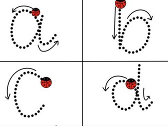 Ladybird Letter Formation