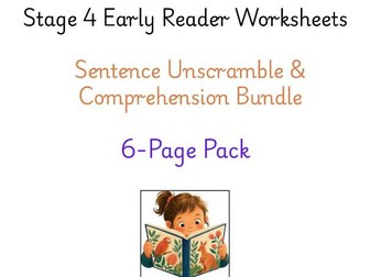 Stage 4 Early Reader Worksheets