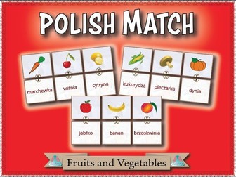 Polish Match - Fruits and Vegetables