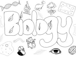 Science colouring posters