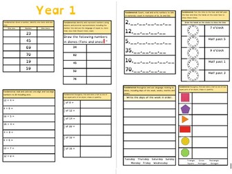 KS1 End of Year maths Check (Year 1 & 2)