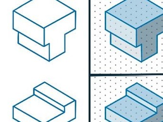 Isometric Drawing Worksheet 3