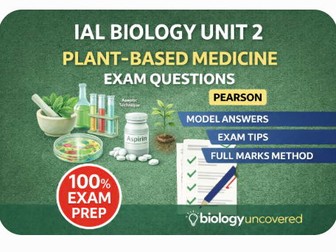 IAL Bio Plant Based Medicine Exam Questions