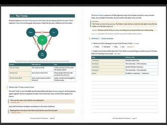 GCSE Christian beliefs workbook