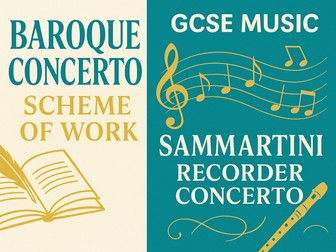 Baroque Concerto Bundle (including whole class performance)