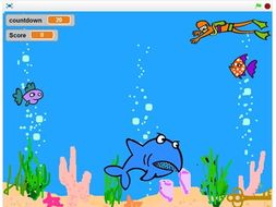 Scratch 2.0 Lesson 3 – Underwater Game | Teaching Resources