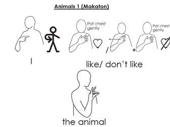 Makaton Vocabulary Animals