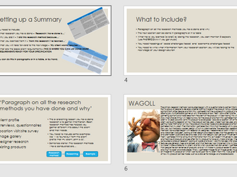 GCSE AQA DT Section A - Research Summary