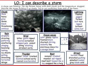 The Storm - A story mat to aid creative writing