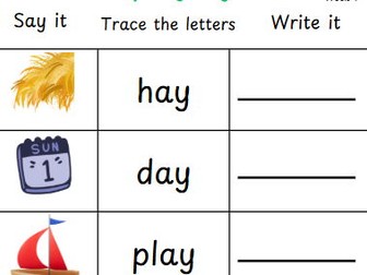 Look, Say and Cover (AY)