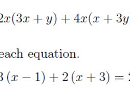 Expanding and simplifying expressions worksheet no 2 (with solutions)