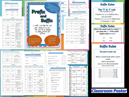 Prefix and Suffix worksheets
